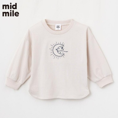 キッズ　長袖Tシャツ（110・130cm・midmile）