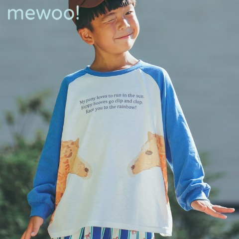 キッズ　Ｔシャツ（110～130㎝・mewoo!）