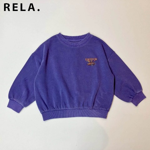 キッズ　長袖トレーナー(RELA.・110～130cm)