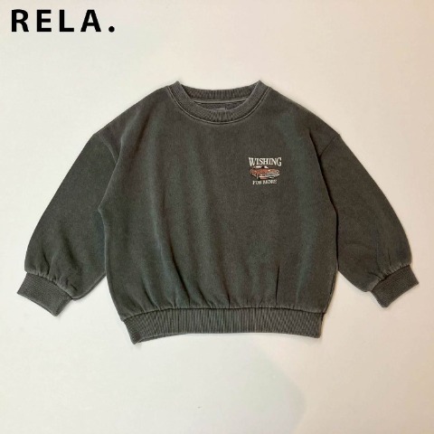 キッズ　長袖トレーナー(RELA.・110～130cm)