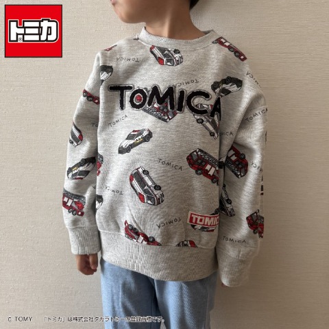 キッズ　プルオーバー（110cm・120cm・トミカ/めぐママ）