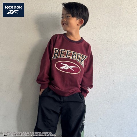 キッズ　トレーナー（110cm～130cm・Reebok/kie）
