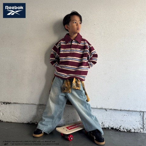 キッズ　トレーナー（110cm～130cm・Reebok/kie）