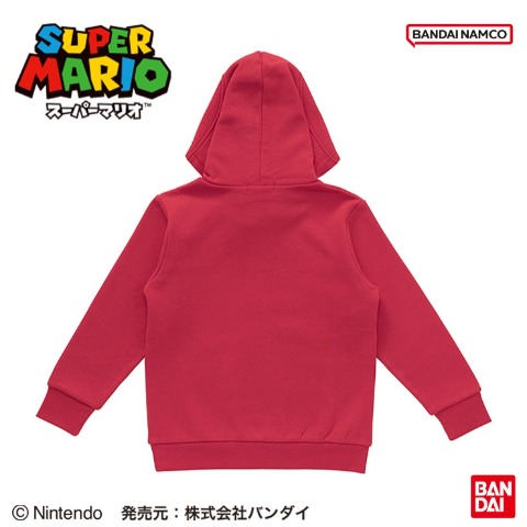 キッズ　パーカ（110～130cm・スーパーマリオ）