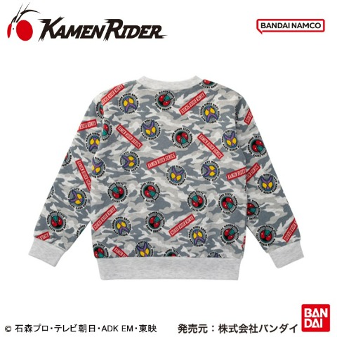 キッズ　トレーナー（110cm～130cm・仮面ライダー）