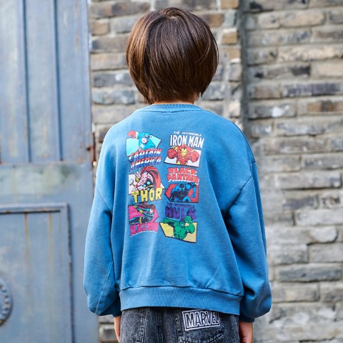 キッズ　トレーナー（110cm～130cm・LITTC FLAP!/MARVEL）