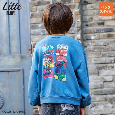 キッズ　トレーナー（110cm～130cm・LITTC FLAP!/MARVEL）