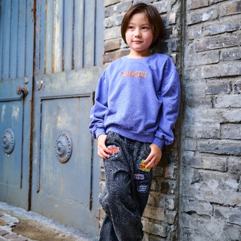 キッズ　トレーナー（110cm～130cm・LITTC FLAP!/MARVEL）