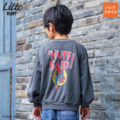 キッズ　トレーナー（110cm～130cm・LITTC FLAP!/MARVEL）
