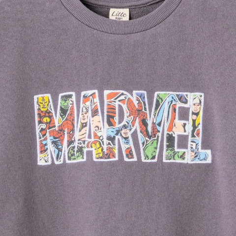 キッズ　トレーナー（110cm～130cm・LITTC FLAP!/MARVEL）