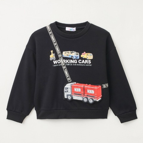キッズ　プルオーバー（110・120cm・トミカ/FIBER HEAT）