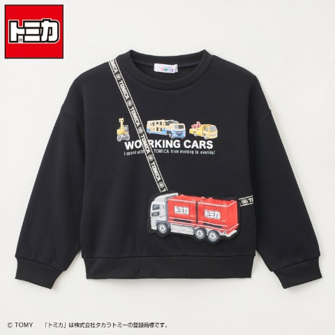 キッズ　プルオーバー（110・120cm・トミカ/FIBER HEAT）