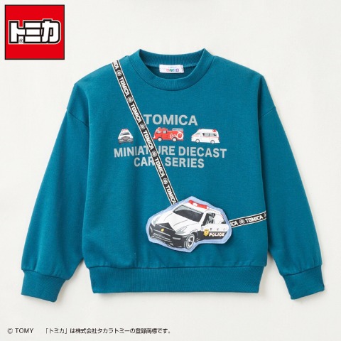 キッズ　プルオーバー（110・120cm・トミカ/FIBER HEAT）