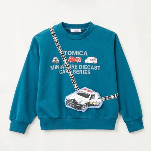 キッズ　プルオーバー（110・120cm・トミカ/FIBER HEAT）