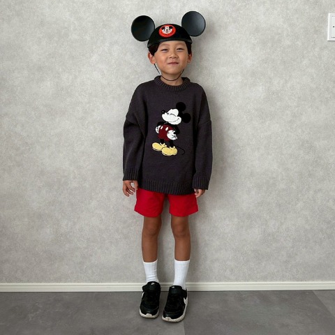 キッズ　長袖プルオーバー(120・130cm・Disney)