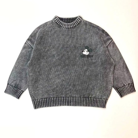 キッズ　長袖ニットプルオーバー(120・130cm・Disney)