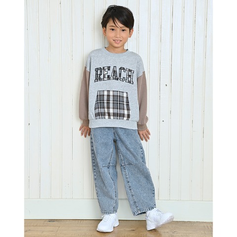 キッズ　長袖トレーナー（110～130cm・SUNNY HOUSE）