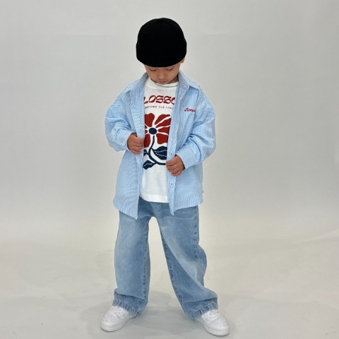 キッズ　ロングTシャツ(110～130cm・RRmoment/RINA)