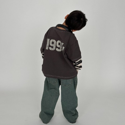 キッズ　レイヤード風ロンＴ(110～130cm・RRmoment/RINA)