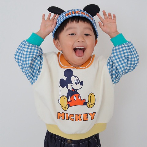 キッズ　トレーナー（110～130cm・はるぴのママ/Disney）