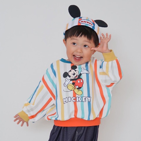 キッズ　トレーナー（110～130cm・はるぴのママ/Disney）