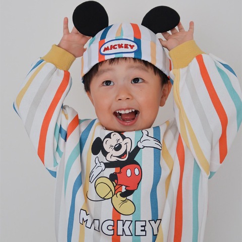 キッズ　トレーナー（110～130cm・はるぴのママ/Disney）