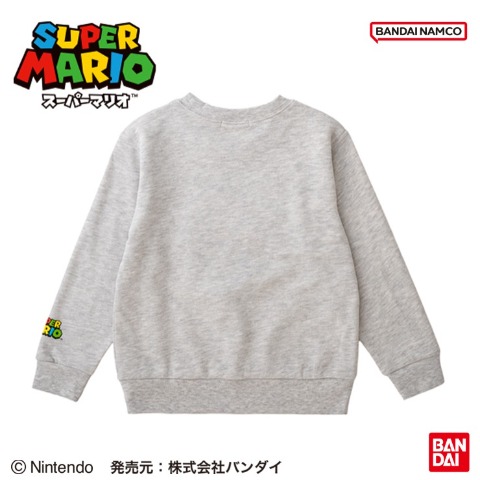 キッズ　トレーナー（110～130cm・スーパーマリオ）