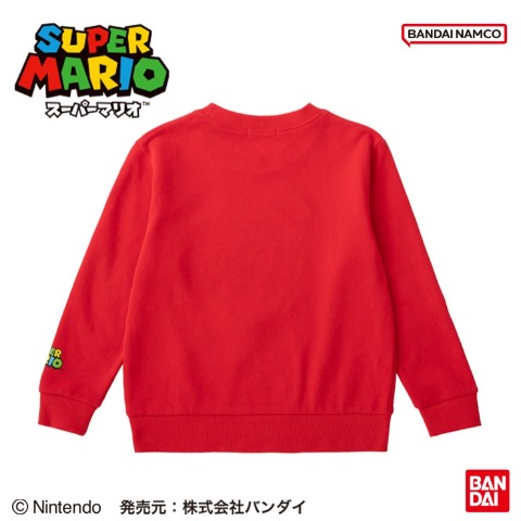 キッズ　トレーナー（110～130cm・スーパーマリオ）