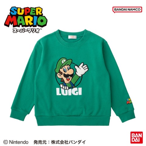 キッズ　トレーナー（110～130cm・スーパーマリオ）