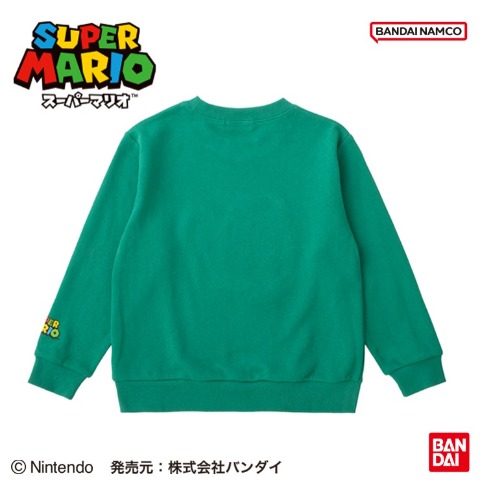 キッズ　トレーナー（110～130cm・スーパーマリオ）