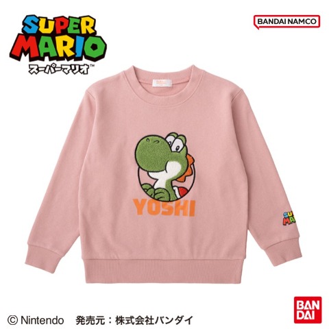 キッズ　トレーナー（110～130cm・スーパーマリオ）