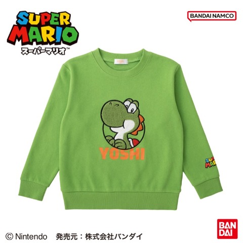 キッズ　トレーナー（110～130cm・スーパーマリオ）