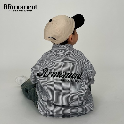 キッズ　ストライプシャツ（110～130㎝・RRmoment/RINA）