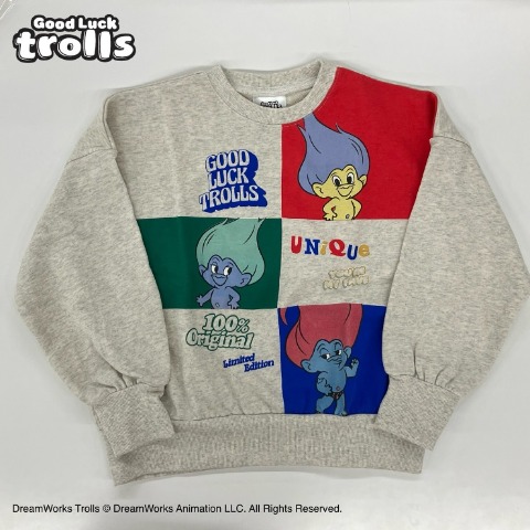 キッズ　トレーナー（110～130cm・トロールズ）