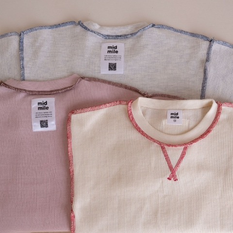 キッズ　長袖Tシャツ（110～130cm・midmile/むくぞー）