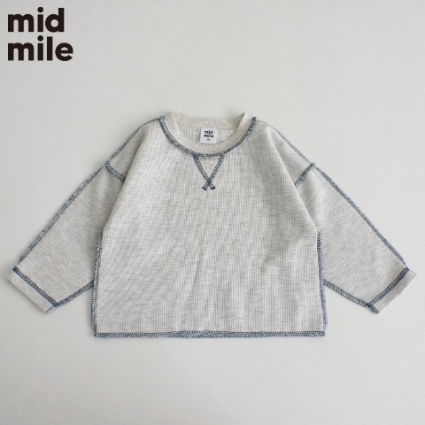 キッズ　長袖Tシャツ（110～130cm・midmile/むくぞー）
