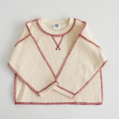 キッズ　長袖Tシャツ（110～130cm・midmile/むくぞー）