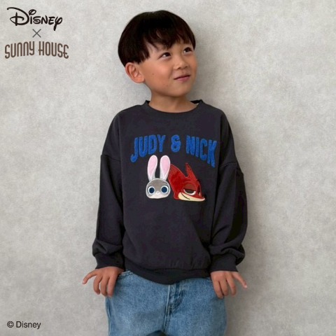 キッズ　長袖トレーナー（110～130cm・SUNNY HOUSE/Disney）