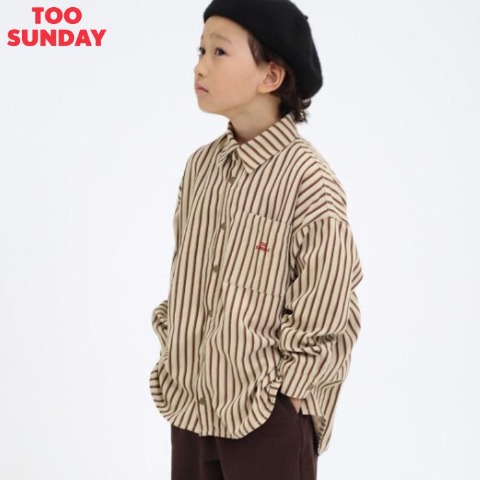 キッズ　シャツ（110～130cm・TOO SUNDAY/とうくん）
