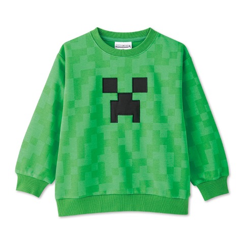 キッズ　スタッキングチェスト付トレーナー（120・130cm・マインクラフト）