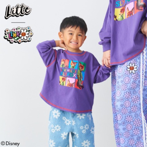 キッズ　Tシャツ（110～130cm・LITTC/LINK@/Disney）