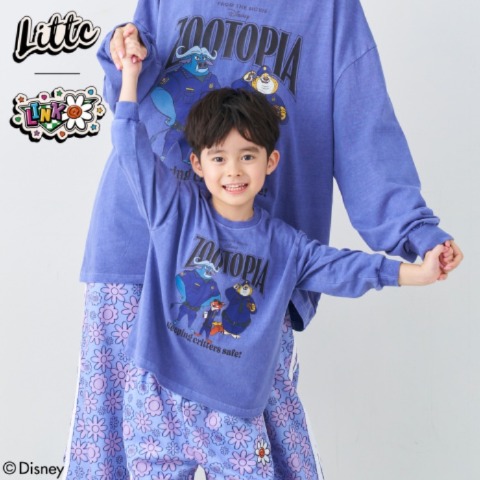 キッズ　Tシャツ（110～130cm・LITTC/LINK@/Disney）