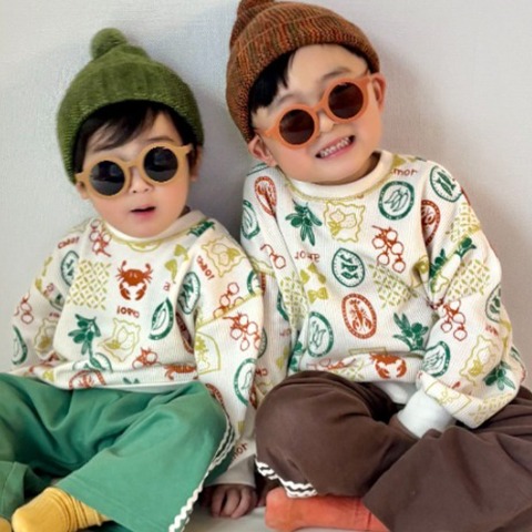 キッズ　長袖Tシャツ（110～130cm・OP1ST./saki)