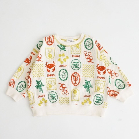 キッズ　長袖Tシャツ（110～130cm・OP1ST./saki)