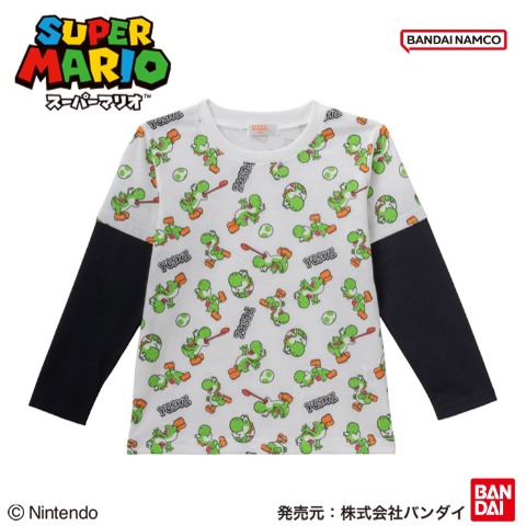 キッズ　Ｔシャツ（110～130cm・スーパーマリオ）