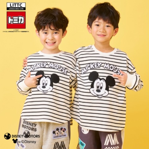キッズ　Ｔシャツ（110・120cm・LITTC/DISNEY MOTORS COLLECTION）
