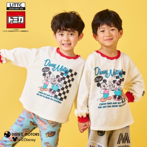 キッズ　Ｔシャツ（110・120cm・LITTC/DISNEY MOTORS COLLECTION）