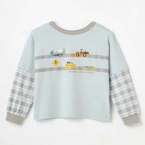 キッズ　長袖Ｔシャツ（110cm・TOMICA/どっちもせいかい）