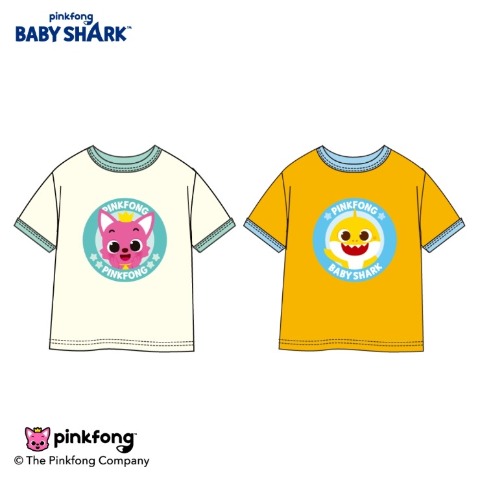 キッズ　半袖Tシャツ（110～120cm・ベイビーシャーク）