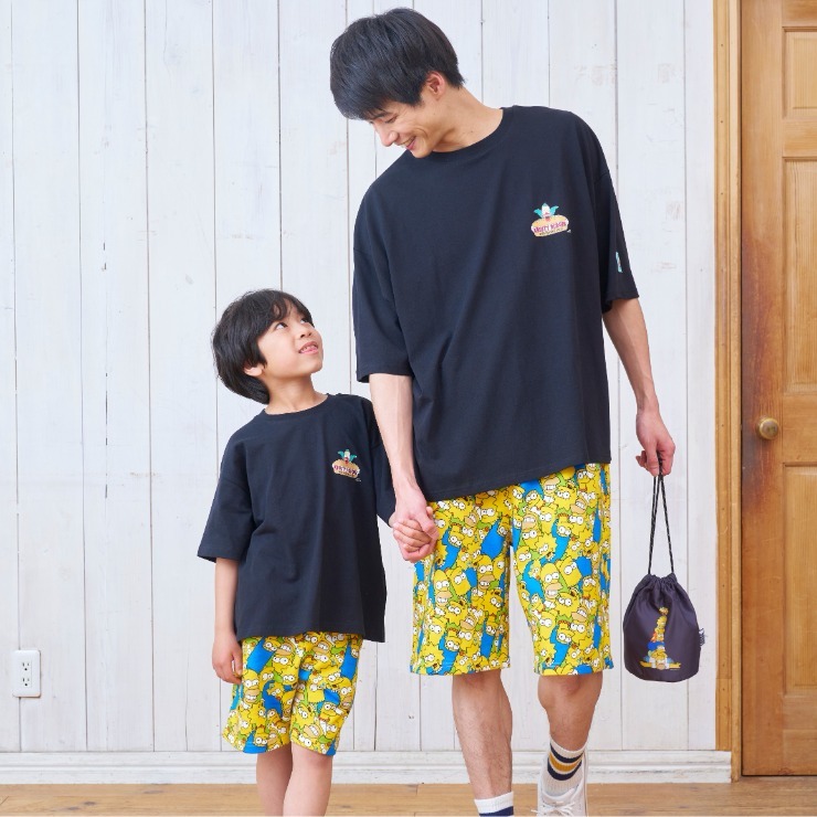 キッズ Tシャツ (110～130cm・LITTC・LINK＠・MINT/シンプソンズ